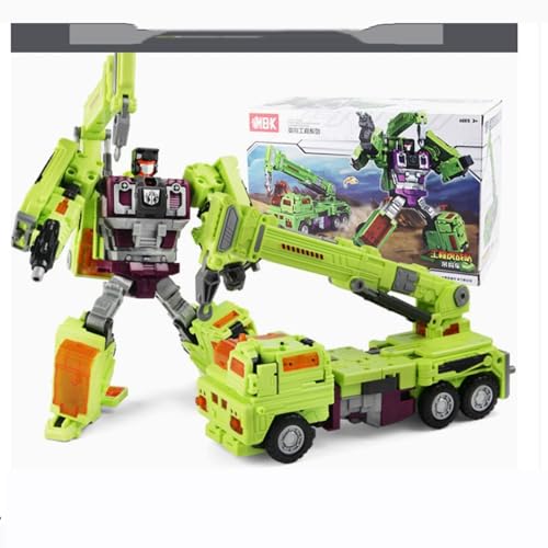 Transform Spielzeug, Jungen Vollsatz Vergrößerte Version Big King Kong Kombination Green Engineering Car 6-in-1 Action Puppe Kindermodell Weihnachten Geburtstagsgeschenke-F Transform Spielzeug, Jungen Vollsatz Vergrößerte Version Big King Kong Kombination Green Engineering Car 6-in-1 Action Puppe Kindermodell Weihnachten Geburtstagsgeschenke-F von BTChing