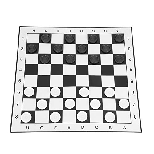 BTER Leichtes Dame-Spiel, Klappbrett-Design Langlebige Dame, schwer für Indoor All Ages People BTER Leichtes Dame-Spiel, Klappbrett-Design Langlebige Dame, schwer für Indoor All Ages People von BTER