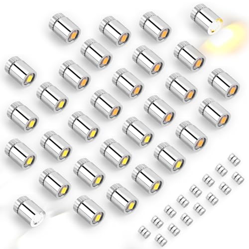 20stk Miniatur-LED-Leuchten, Warmwei? und Kaltwei? Mini-Elektro-Mikro-Lichter Batteriebetrieben mit 10stk Batterien Basteln Papierlaternen-Dekoration Puppenhaus-Zubeh?r 20stk Miniatur-LED-Leuchten, Warmwei? und Kaltwei? Mini-Elektro-Mikro-Lichter Batteriebetrieben mit 10stk Batterien Basteln Papierlaternen-Dekoration Puppenhaus-Zubeh?r von BTFO