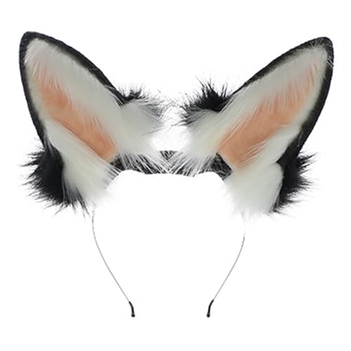 BTGHPI Anime Cosplay Requisiten Haarreifen Pelzig Dynamisches Ohr für Halloween Stirnband Pelztier Karneval BTGHPI Anime Cosplay Requisiten Haarreifen Pelzig Dynamisches Ohr für Halloween Stirnband Pelztier Karneval von BTGHPI