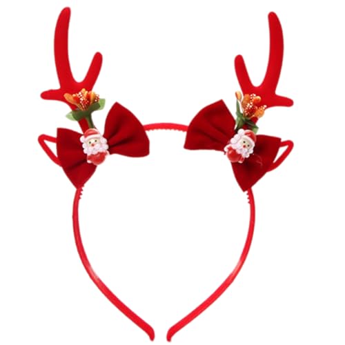 BTGHPI Dekorativer Rentier-Haarreif, Party-Requisiten, Weihnachts-Hirschhorn-Stirnband, Festival-Zubehör für Familientreffen BTGHPI Dekorativer Rentier-Haarreif, Party-Requisiten, Weihnachts-Hirschhorn-Stirnband, Festival-Zubehör für Familientreffen von BTGHPI