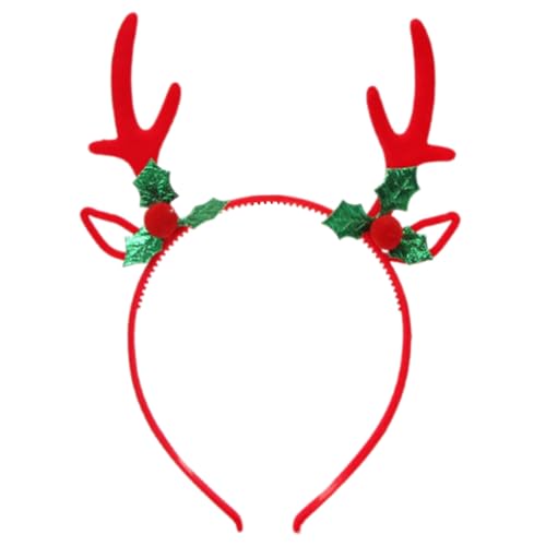 BTGHPI Dekorativer Rentier-Haarreif, Party-Requisiten, Weihnachts-Hirschhorn-Stirnband, Festival-Zubehör für Familientreffen BTGHPI Dekorativer Rentier-Haarreif, Party-Requisiten, Weihnachts-Hirschhorn-Stirnband, Festival-Zubehör für Familientreffen von BTGHPI