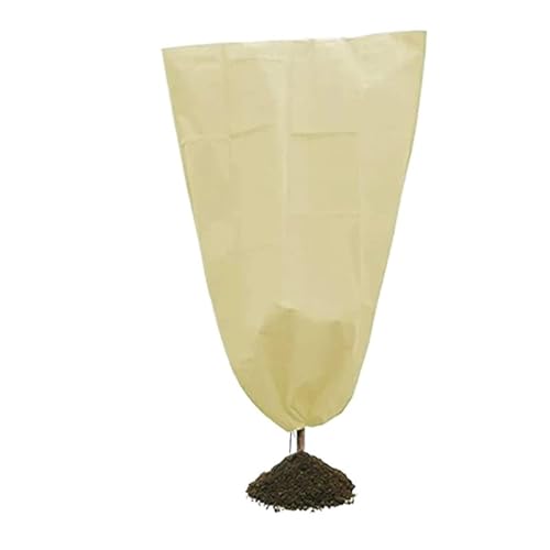BTYQKZVPM,Schutzabdeckungen für Winterpflanzen, Frostschutz for Pflanzen, faltbar, for Winterpflanzen aus Vliesstoff(Beige 90x150cm) von BTYQKZVPM