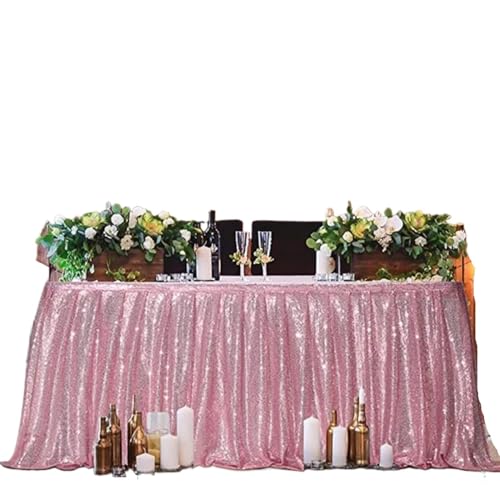 BTYQKZVPM Tischrock-Dekoration, Party-Tischröcke 70x(122-250) cm Mehrfarbig(Blue,70x250CM) von BTYQKZVPM