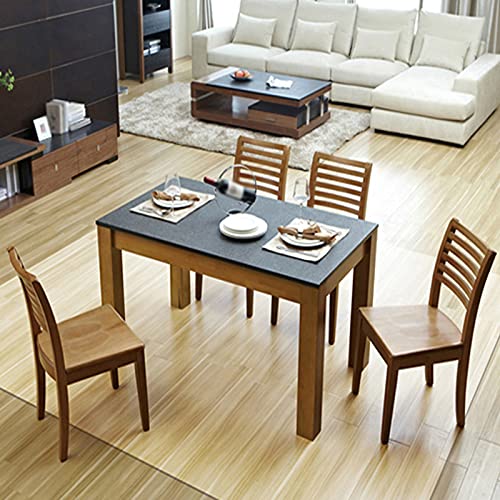 BTYQKZVPM Tischschutz Clear Vinyl Tischunterlage, PVC-Stuhlmatte, transparent, mehrere Größen, Bodenschutz(100x120cm/39.4x47.2in) von BTYQKZVPM