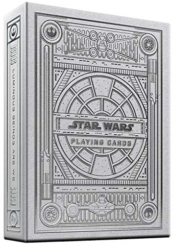 BTkviseQat theory11 Star Wars Playing Cards Silver Edition - Light Side (White) (STAR-WARS-WHITE-T11) von theory11