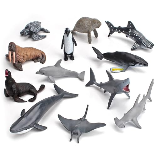 BUBEFSKD 12pcs Animal Figur Realistische Simulationsdetails Spielzeugfiguren Für Kinder Geburtstagserziehung Werkzeug Meer Kreatur BUBEFSKD 12pcs Animal Figur Realistische Simulationsdetails Spielzeugfiguren Für Kinder Geburtstagserziehung Werkzeug Meer Kreatur von BUBEFSKD