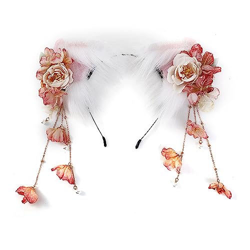 BUBEFSKD Cartoon Stirnband Kätzchen Ohren Form Haare Haar Hoop Carnivals Party Nehmen Foto Haarband Party Kostüm Requisiten Unisex Für Frau Schöne Cartoontiere Ohrform Dekorativ Süße Farbenfrohe von BUBEFSKD