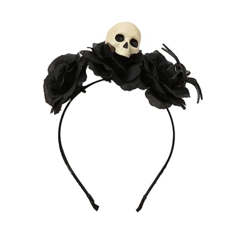 BUBEFSKD Dark Skeleton Hand Stirnband Halloween Cosplay Masquerade Kopfbedeckungszubehör Zarte Spiders Haarclips Foto Requisiten Halloween Haarklammern Für Frauen von BUBEFSKD