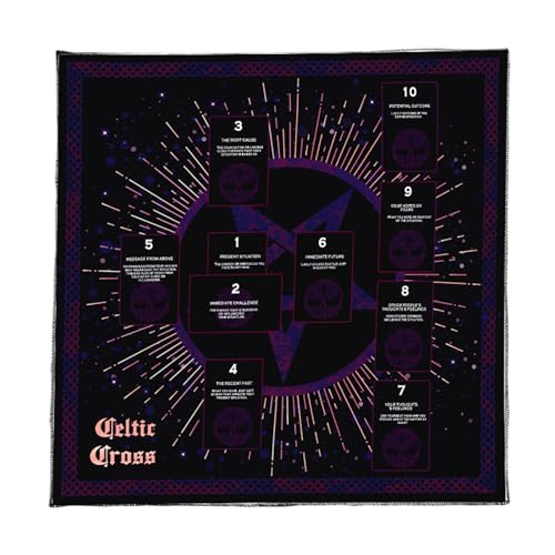 BUBEFSKD Divinationen Tischdecke Kartenlesen Astrologie Tarots Tischdecke Altars Stoff Göttlichkeit Brettspiel Accessoires Altäre Tarots Tuch BUBEFSKD Divinationen Tischdecke Kartenlesen Astrologie Tarots Tischdecke Altars Stoff Göttlichkeit Brettspiel Accessoires Altäre Tarots Tuch von BUBEFSKD