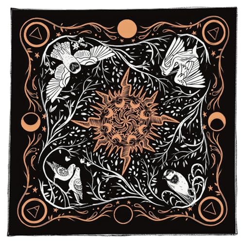 BUBEFSKD Divinationen Tischdecke Vogelmond Astrologie Tarotkarte Tischdecke Stoff Göttlichkeit Brettspiel Accessoires Altäre Tarotskarten Tuch BUBEFSKD Divinationen Tischdecke Vogelmond Astrologie Tarotkarte Tischdecke Stoff Göttlichkeit Brettspiel Accessoires Altäre Tarotskarten Tuch von BUBEFSKD