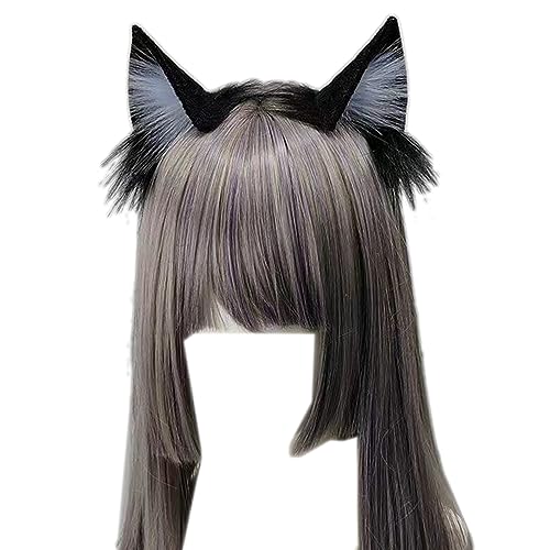 BUBEFSKD Faux Pelze Katzenohr Stirnband Plüsch Hair Hoop Kostüm Foto Requisiten Für Cosplay Halloween Party Und Anime Maskerades Cosplay Kostümzubehör von BUBEFSKD