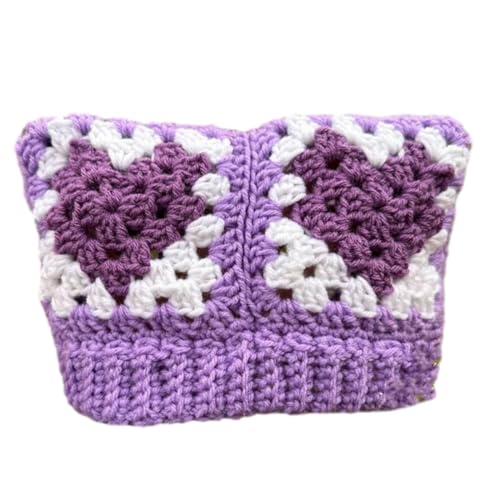 BUBEFSKD Halloween Ohrhut Strick Y2k Striped Party Urlaub Winter Warm BUBEFSKD Halloween Ohrhut Strick Y2k Striped Party Urlaub Winter Warm von BUBEFSKD