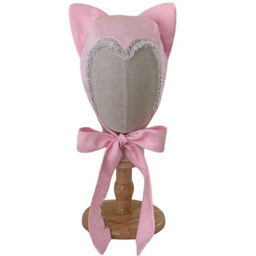 BUBEFSKD Kaninchenhut Ohren Foto Requisiten Neujahr Spitze Halloween Erwachsene Kinder Horn Ohren Y2k Halloween Schädel Cap Witzer Für Jungen Kinder von BUBEFSKD