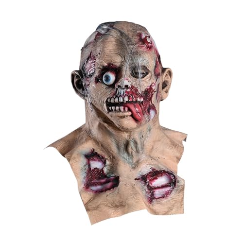 BUBEFSKD Klassische Halloween Gesichts Cover Schrecklicher Teufel Cosume Cosplay Party Kostüm Schrecklicher Realistischer Beängstigender Augapfel Für Party Halloween Maske Für Männer BUBEFSKD Klassische Halloween Gesichts Cover Schrecklicher Teufel Cosume Cosplay Party Kostüm Schrecklicher Realistischer Beängstigender Augapfel Für Party Halloween Maske Für Männer von BUBEFSKD