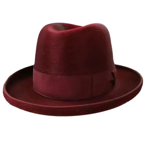 BUBEFSKD Persönlichkeit Accessoire Künstlerische Jugendhüte Wolle Felted Bowknot Dekoration Cosplays Party Kostümzubehör Für Erwachsene von BUBEFSKD