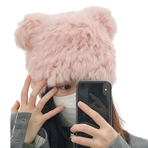 BUBEFSKD Plüsch Panda Kunstfell Bär Little Teufel Ohr Katze Ohr Süßes Lustige Schädel BUBEFSKD Plüsch Panda Kunstfell Bär Little Teufel Ohr Katze Ohr Süßes Lustige Schädel von BUBEFSKD