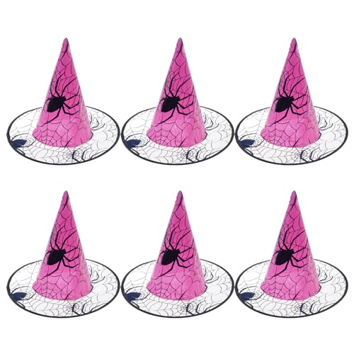 BUBEFSKD Set Von 6 Fabric Hat Partys Liefert Halloween Hexen Rollenspiel Zauberer Für Halloween Partys Und Dress Up Zaubererhut BUBEFSKD Set Von 6 Fabric Hat Partys Liefert Halloween Hexen Rollenspiel Zauberer Für Halloween Partys Und Dress Up Zaubererhut von BUBEFSKD