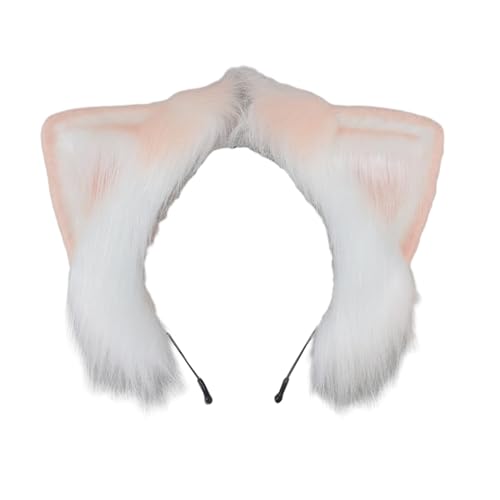 BUBEFSKD Simulation Katzenohr Hairhoop Für Frauen Pelzige Plüsch Ohrhaarband Anime Stirnband Party Kostüm Girl Cosplay Requisiten Kopfstück Kostümzubehör BUBEFSKD Simulation Katzenohr Hairhoop Für Frauen Pelzige Plüsch Ohrhaarband Anime Stirnband Party Kostüm Girl Cosplay Requisiten Kopfstück Kostümzubehör von BUBEFSKD