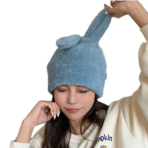 BUBEFSKD Süße Kaninchenohren Wollhut Mütze Plüsch All Match Kalte Ohrschütze Für Halloween Weihnachten Thanksgiving Neujahr Wollhut Für Baby Männer Baby Jungen Mädchen Kleinkinder von BUBEFSKD
