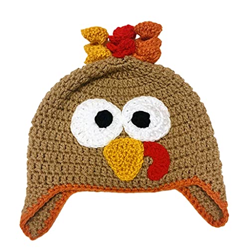 BUBEFSKD Süße Kinder Truthahnhut Unisex Thanksgiving Mode Hüte All Match Winter Häkeln BUBEFSKD Süße Kinder Truthahnhut Unisex Thanksgiving Mode Hüte All Match Winter Häkeln von BUBEFSKD