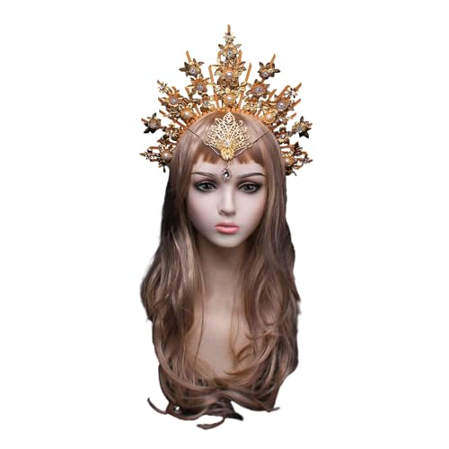 BUBEFSKD Teenager Studenten Handgefertigtes CROWN HAARBAND Mit Cosplay Crown Stirnband Set Performances Haar Hoop Zubehör Stirnbänder Für Frauenzubehör Zubehör Verzierungen BUBEFSKD Teenager Studenten Handgefertigtes CROWN HAARBAND Mit Cosplay Crown Stirnband Set Performances Haar Hoop Zubehör Stirnbänder Für Frauenzubehör Zubehör Verzierungen von BUBEFSKD