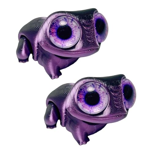 Bunte Frösche Figur Detaillierte Druckminiaturtabelle Top Display Tierfigur Frogs Statue von BUBEFSKD