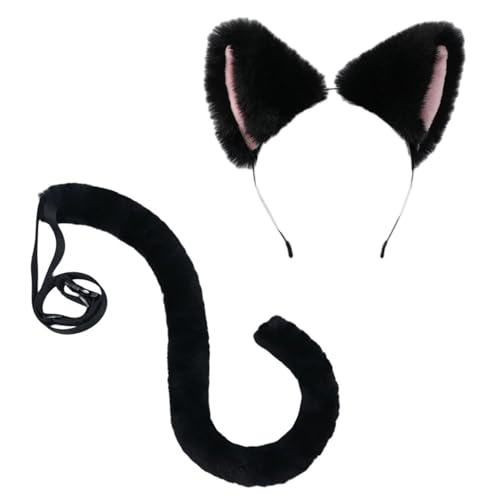 Cartoon Katzen Ohrform Haarief & Schwanz Plüsch Fleischivals Party Kopfstück Bunte Haarband Rollenspiel Spiel Schwanz Tiaras Unisex Katze Stirnband Erwachsene Größe Make Up Für Waschen Von Cartoon Katzen Ohrform Haarief & Schwanz Plüsch Fleischivals Party Kopfstück Bunte Haarband Rollenspiel Spiel Schwanz Tiaras Unisex Katze Stirnband Erwachsene Größe Make Up Für Waschen Von von BUBEFSKD