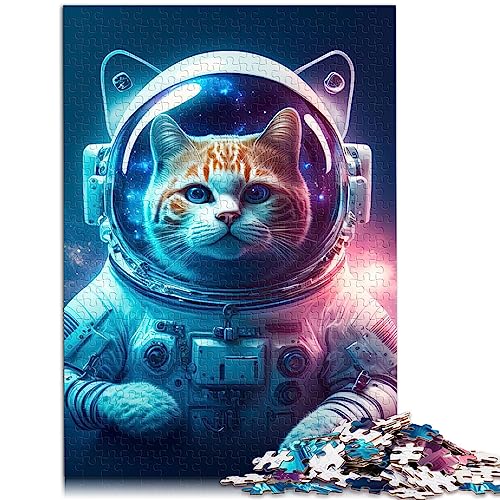 1000-teiliges Puzzle für Erwachsene, schöne Katze, Premium-Karton, präzise ineinandergreifende Lernspiele, 26 x 38 cm von BUBELS