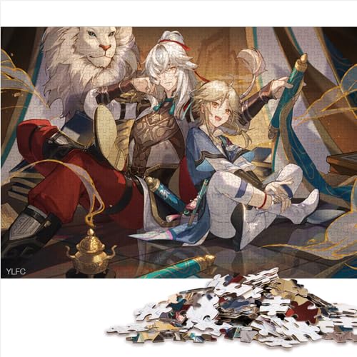 1000-teiliges Puzzle für Erwachsene und Kinder, Honkai Star Rail, Papppuzzle, Lernspiel, Herausforderungsspielzeug, 26,9 x 37,9 cm von AITEXI