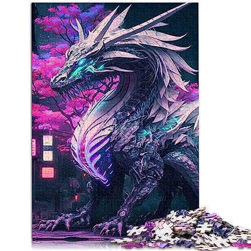 Brave Dragon Puzzles für Erwachsene, 1000 Teile, Holzpuzzle für Erwachsene und Kinder ab 12 Jahren, 50 x 75 cm von BUBELS