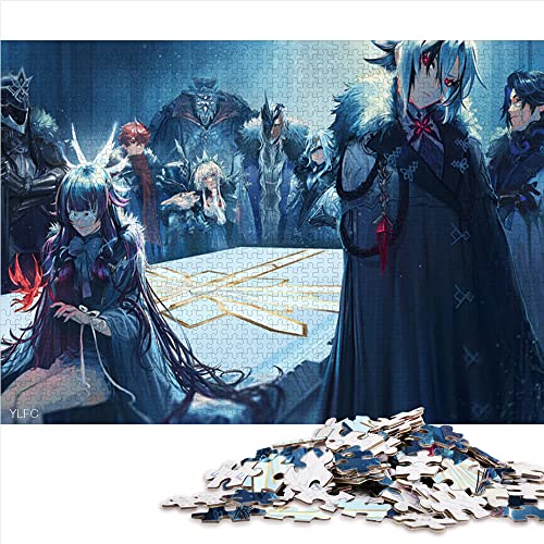 Genshin Impact Arlecchino 1000 großes Teile-Puzzle für Erwachsene, Holzpuzzle, schwierige anspruchsvolle Puzzles, 1000 Teile, 50 x 75 cm von BUBELS