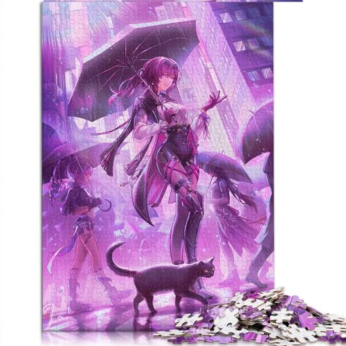 Honkai Star Rail Puzzle, 1000-teiliges Premium-Recyclingbrett für Erwachsene, tolles Geschenk für Erwachsene, 10,27 x 14,96 Zoll von AITEXI