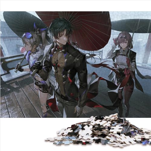 Honkai Star Rail Puzzles 1000 Teile Kartonpuzzle Premium 100% recyceltes Brett anspruchsvolles Spielspielzeug 10,27 x 14,96 Zoll Honkai Star Rail Puzzles 1000 Teile Kartonpuzzle Premium 100% recyceltes Brett anspruchsvolles Spielspielzeug 10,27 x 14,96 Zoll von AITEXI