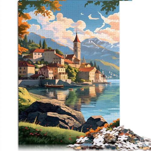 Puzzle 500 Teile für Erwachsene Wunderbare Welt Holzpuzzle Staycation Kill Time 14,96 x 20,47 Zoll von BUBELS