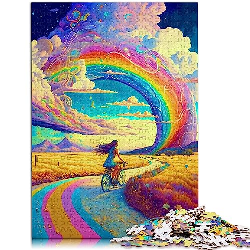 Puzzle für Erwachsene, 1000 Teile, Rainbow Spirit, recycelter Karton, Funsland Peg, 10,27 x 14,96 Zoll von BUBELS