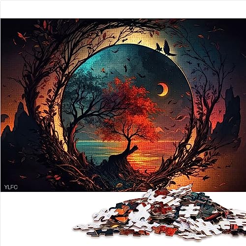 Puzzles für Erwachsene, Geschenke, Fantasy-Bunte Landschaft, Holzpuzzle für Erwachsene und Kinder, 19,7 x 29,5 Zoll Puzzles für Erwachsene, Geschenke, Fantasy-Bunte Landschaft, Holzpuzzle für Erwachsene und Kinder, 19,7 x 29,5 Zoll von AITEXI