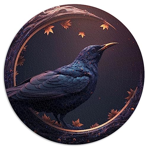 Tierisches Amsel-Puzzle für Erwachsene und Kinder, 1000 Teile, kugelförmiges Puzzle, Premium-Recyclingbrett, 67,5 x 67,5 cm Tierisches Amsel-Puzzle für Erwachsene und Kinder, 1000 Teile, kugelförmiges Puzzle, Premium-Recyclingbrett, 67,5 x 67,5 cm von AITEXI