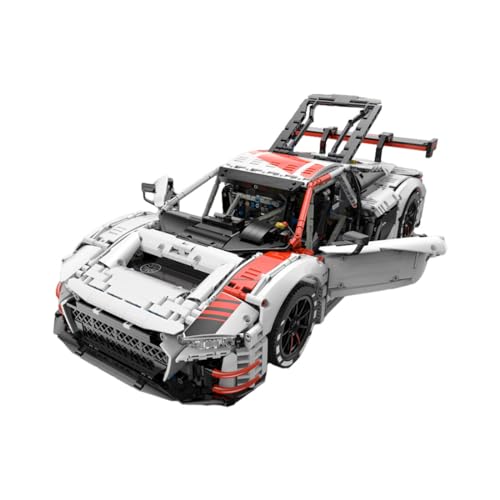 BUCKIT Rennwagen Bausteine Set, MOC 1/8 Supercar Modell Bausatz, Rennfahrzeug Klemmbausteine Spielzeug für Erwachsene und Kinder (Statische Version/3314PCS) von BUCKIT