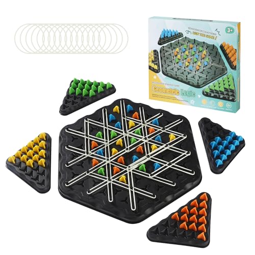 Triggle Spiel,Lustiges Ketten Dreieck Spiel,Chain Triangle Game,Triggle Geometrisches Schachspiel,Geeignet für Geburtstagsgeschenk,Eltern-Kind-Interaktion und Familientreffen Triggle Spiel,Lustiges Ketten Dreieck Spiel,Chain Triangle Game,Triggle Geometrisches Schachspiel,Geeignet für Geburtstagsgeschenk,Eltern-Kind-Interaktion und Familientreffen von BUCOMTU