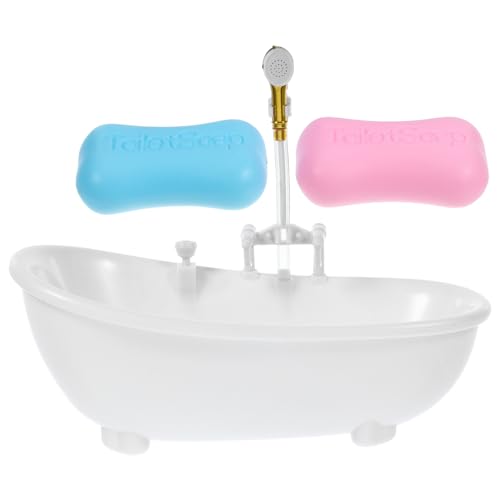 BUGUUYO 1 Satz Mini -Badplatte Wanne Zubehör Kleinkindbadspielzeug Badespielzeug Dusche vorgeben Puppenhaus Badezimmerdekoration Puppenhausmöbel Mini-Badmöbel Abs Weiß BUGUUYO 1 Satz Mini -Badplatte Wanne Zubehör Kleinkindbadspielzeug Badespielzeug Dusche vorgeben Puppenhaus Badezimmerdekoration Puppenhausmöbel Mini-Badmöbel Abs Weiß von BUGUUYO