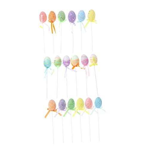 BUGUUYO 18 Stück Teiliges Bunte Ostereier Dekoration Realistische Schaum Eier für DIY Bastelprojekte Ostern Festtagsdeko Fotorequisiten und Kreative Gestaltung BUGUUYO 18 Stück Teiliges Bunte Ostereier Dekoration Realistische Schaum Eier für DIY Bastelprojekte Ostern Festtagsdeko Fotorequisiten und Kreative Gestaltung von BUGUUYO