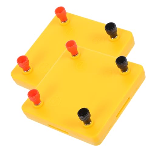 BUGUUYO 2 Stück Versuchsausrüstung für Schaltung Physik Experiment Set Elektronik Lernspielzeug experimentierkasten für Schaltungs-Lernkit Experimentelle Lehrmittel Plastik Yellow BUGUUYO 2 Stück Versuchsausrüstung für Schaltung Physik Experiment Set Elektronik Lernspielzeug experimentierkasten für Schaltungs-Lernkit Experimentelle Lehrmittel Plastik Yellow von BUGUUYO