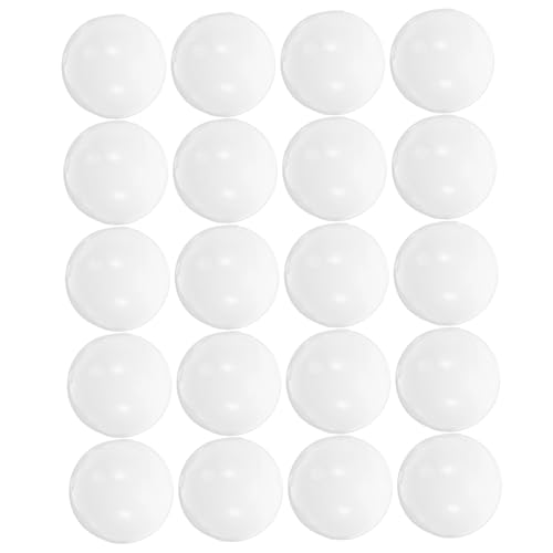 BUGUUYO 20 Stück Vending Machine Ball Containers Kunststoffkapseln Transparent Weiß Kompatibel mit Mini Vending Machines Einfach zu Öffnen für DIY Bastelprojekte Partydeko und BUGUUYO 20 Stück Vending Machine Ball Containers Kunststoffkapseln Transparent Weiß Kompatibel mit Mini Vending Machines Einfach zu Öffnen für DIY Bastelprojekte Partydeko und von BUGUUYO
