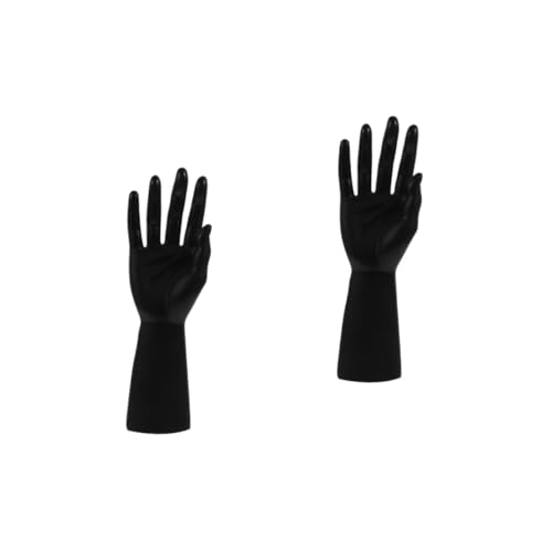 BUGUUYO 2 Stück Realistische Hand-mannequin-schmuckständer Für Armbänder Handmodell-displayhalter Aus Kunststoff Für Die Schmuckvitrine von BUGUUYO