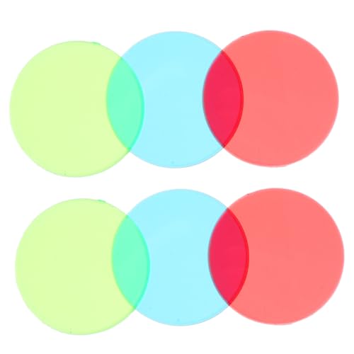 BUGUUYO 6 Stück Teiliges Farbkorrektur filterset für Physikalische Optische Instrumente mit Stabiler Farbtemperatur und Geringem Lichtverlust Geeignet für Lern Bastelprojekte BUGUUYO 6 Stück Teiliges Farbkorrektur filterset für Physikalische Optische Instrumente mit Stabiler Farbtemperatur und Geringem Lichtverlust Geeignet für Lern Bastelprojekte von BUGUUYO