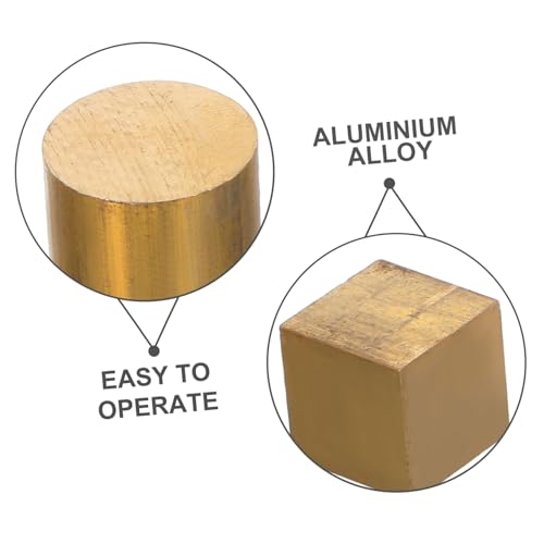 BUGUUYO 7 Stück Würfelgruppe Aluminiumwürfel Wissenschaftliche Ausrüstung Wissenschaftliche Schwerkraftwürfel Holzwürfel Dichtewürfel für die Metallwürfel Kupferwürfel Eisen von BUGUUYO