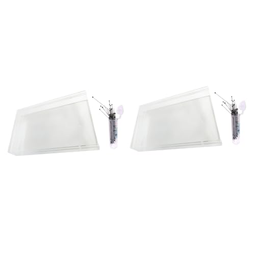 BUGUUYO Box Mit 2 Sätzen Kristallprobenkasten -Anzeige transparente Musterbox Pinning-Kit Käfig Insekten-Display-Set Insektenpräparat Probenvitrine Insekten-Display-Kit Plastik BUGUUYO Box Mit 2 Sätzen Kristallprobenkasten -Anzeige transparente Musterbox Pinning-Kit Käfig Insekten-Display-Set Insektenpräparat Probenvitrine Insekten-Display-Kit Plastik von BUGUUYO