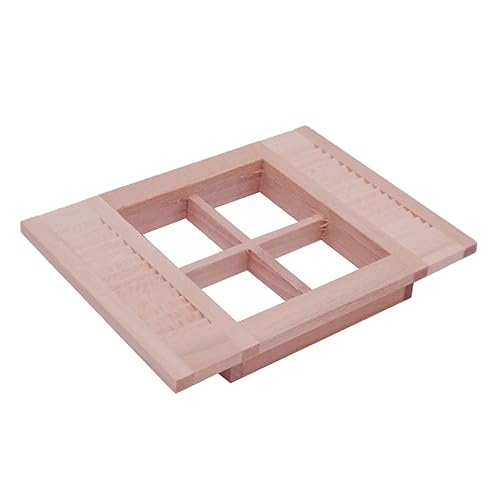 BUGUUYO Maßstab Holzfenster Dekoration für Mini Räume für DIY Projekte von BUGUUYO