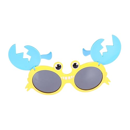 BUGUUYO Partybrille Für Kinder Strandparty-brille Neuheit Partybrillen Lustige Cosplay-brille Cosplay-party-brille Hawaiianische Partybrille Poolparty-brille Sonnenbrille Krabbe Pool-party von BUGUUYO